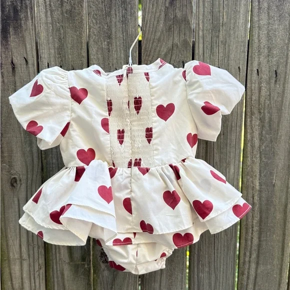 Ivy City Co Heart Ruffle Baby Bubble - Picture 13 of 13